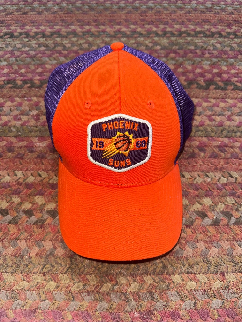 Phoenix Suns Orange & Purple Trucker Hat NBA